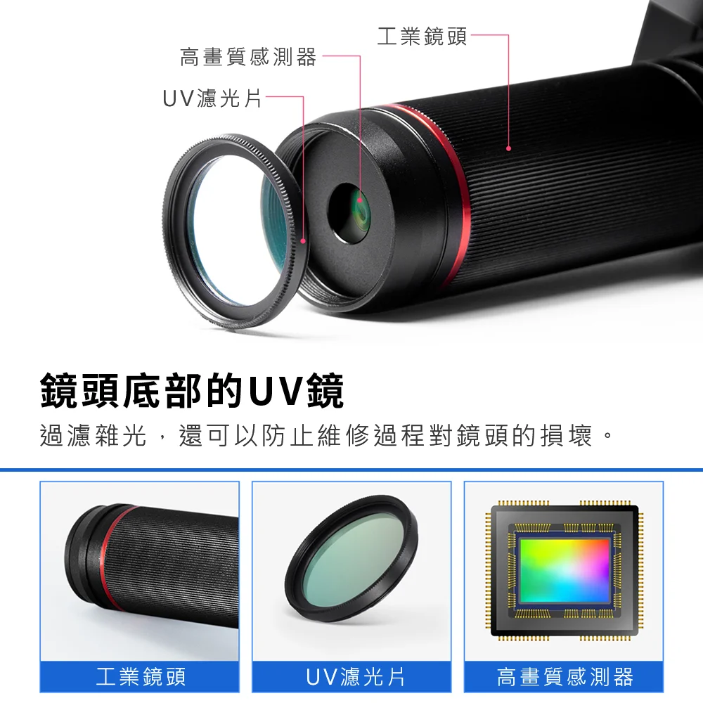 Andonstar AD409 Pro ES(含內窺鏡) 10.1吋螢幕HDMI/USB輸出數位電子顯微鏡
